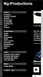 Mobile Screenshot of ng-productions.ch